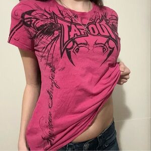 Rare Tapout Bold Pink Short Sleeve Tee